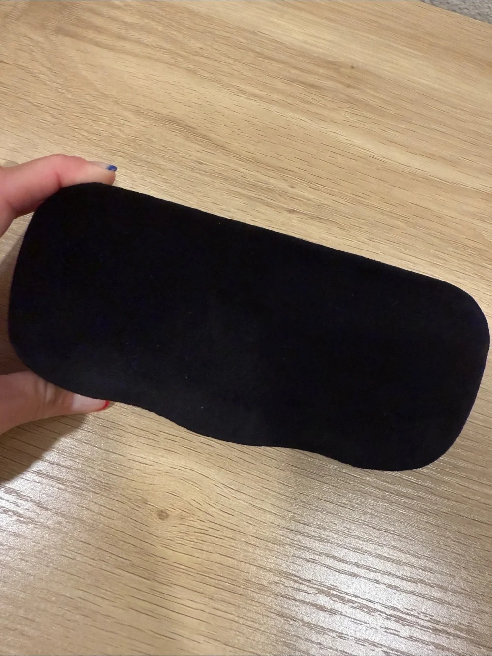 Gucci Black Velvet Eyewear sunglasses Cases with Blue Interior (Pair)